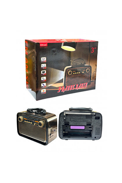 Radio retro am fm Bluetooth recargable