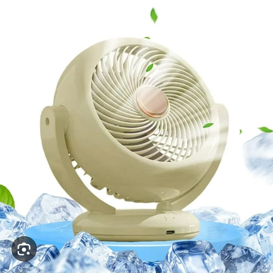 Ventilador potente personal 3 velocidades recargable