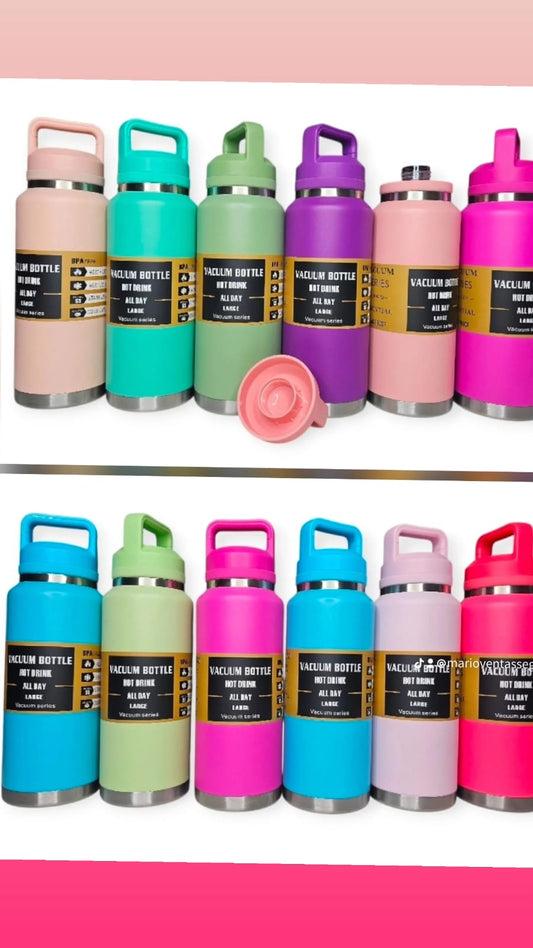 Termos acero inoxidable 37 oz antiderrame