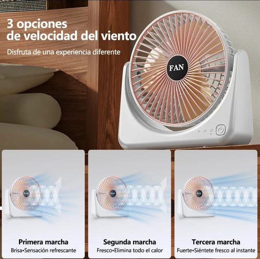 Ventilador 3 velocidades personal potente